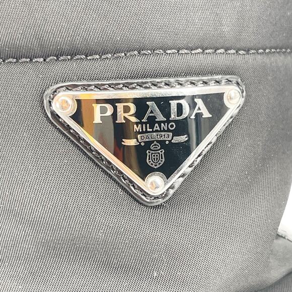 Prada Black Spazzolato Re-Nylon Metal Triangle Logo Ankle Combat Boot IT 38 - Picture 10 of 13